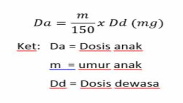 Cara Menghitung Dosis Obat